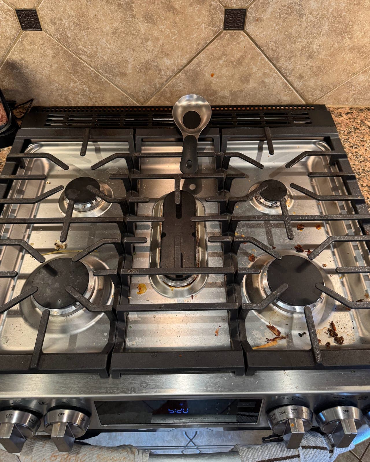 Before cleaning